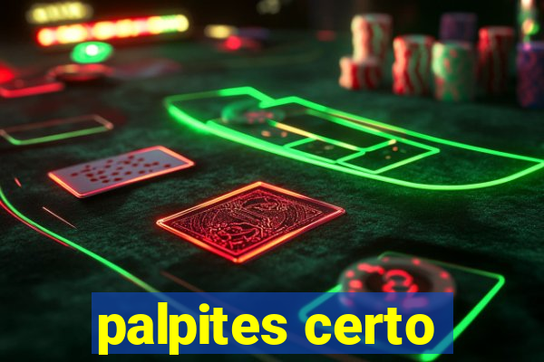 palpites certo